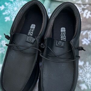 Shoes For Crews Black Slip-On Work Loafers